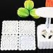 New Mooncake Moon Cake Square Mold Mould Flowers Plants 4 Stamps