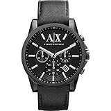 A/X Armani Exchange Smart Leather Chronograph Watch