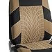 FH Group FB071115 Travel Master Seat Covers (Beige) Full Set with Gift – Universal Fit for Cars Trucks & SUVs