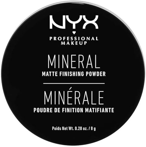 NYX PROFESSIONAL MAKEUP MINERAL MATTE FINISHING POWDER, LOOSE SETTING POWDER – LIGHT/MEDIUM