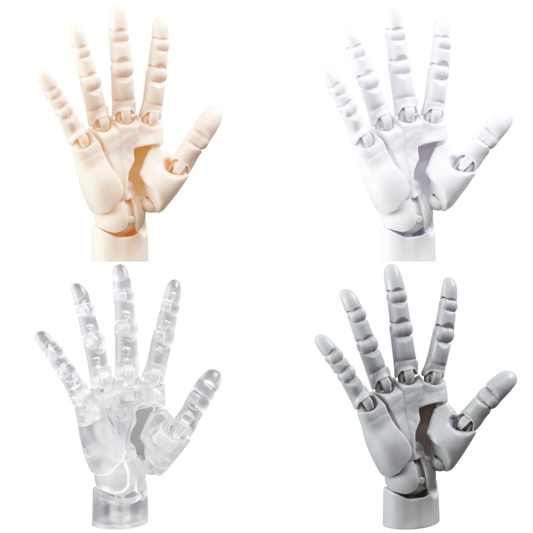 ARTIST SUPPORT ITEM COLLABORATION 1/2 ハンドモデル R カプセル版 全4種セットの商品画像