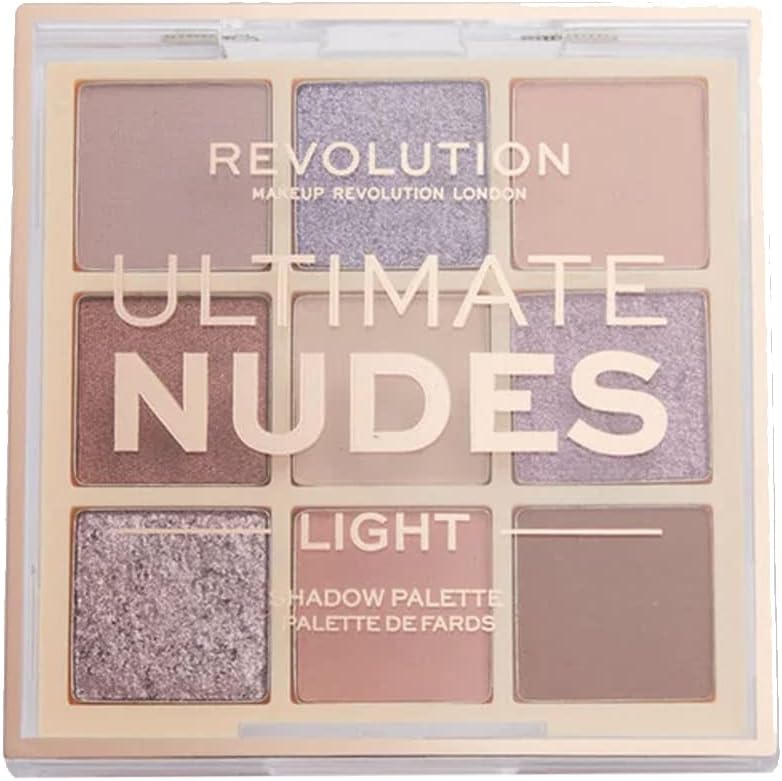 Makeup Revolution Ultimate Nudes Eyeshadow Palette 8.1g Light Cruelty-Free Vegan