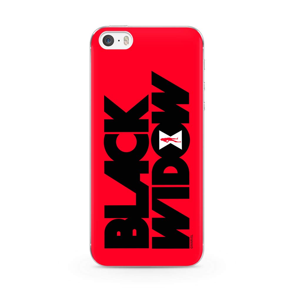 ERT GROUP mobile phone case for Apple Iphone 5/5S/SE original and officially Licensed Marvel pattern Black Widow 011 optimally adapted to the shape of the mobile phone, case made of TPU