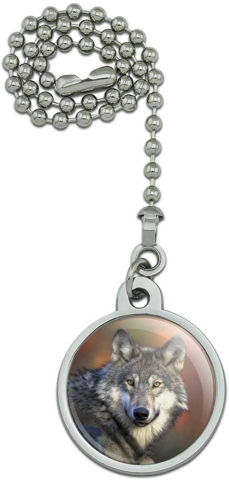 Graphics More Gray Wolf With Fall Background Ceiling Fan And