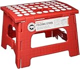 Kikkerland Rhino II Step Stool, Red