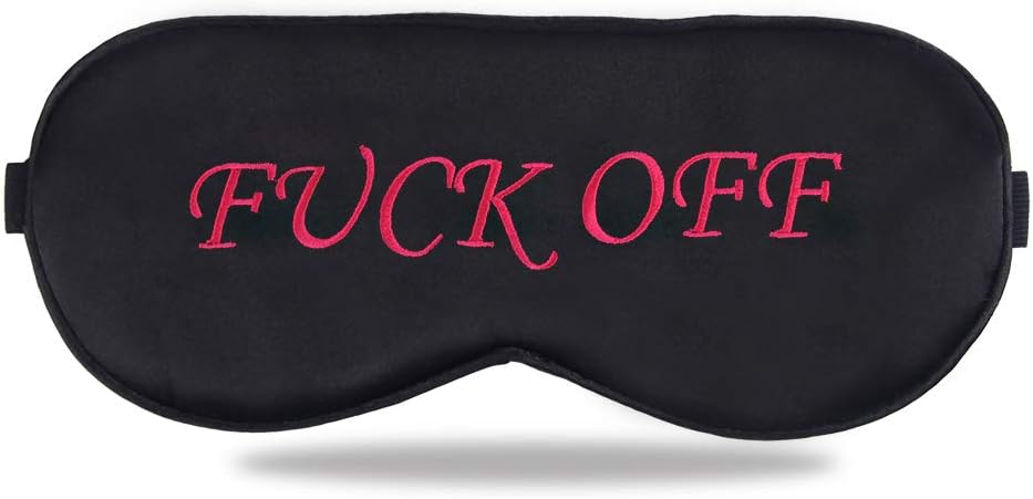 Fitglam Natural Silk Sleep Mask, Best Sleeping Mask Eye Mask Eye Cover for Travel, Nap, Meditation, Blindfold with Adjustable Strap for Men, Women : Beauty