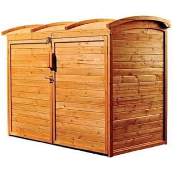amazon.com : leisure season horizontal refuse storage shed