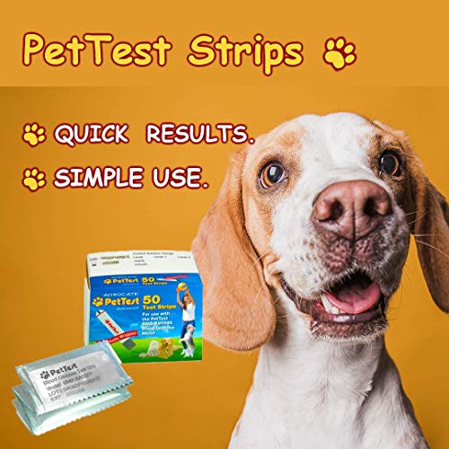 PetTest Strips Advocate - Monitoring Glucose Levels - Diabetes Testing Tools - Calibrated for Pets