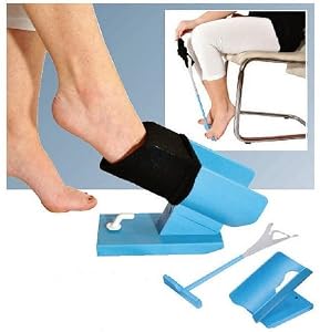 Image of Kinsman Enterprises 32035 Easy-On/Easy-Off Sock Aid Kit, Blue