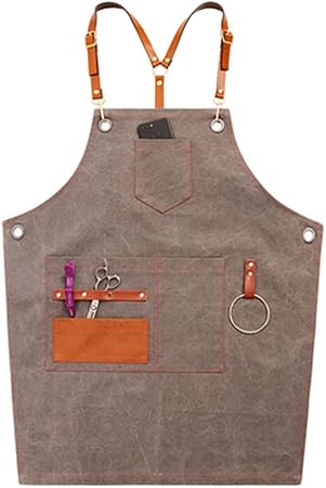 Amazon Yuena Care 作業エプロン メンズ ワークエプロン エプロン おしゃれ クロスエプロン カフェエプロン ガーデニング ワークウェア デニムエプロン 料理 作業 キッチンエプロン かっぽう着 業務用 男女兼用 女性用 男性用 グレー色 Yuena Care エプロン 通販