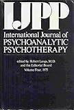 Hardcover International Journal of Psychoanalytic Psychotherapy. Book