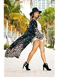 Blusa de gasa para dama con diseño floral