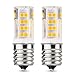 Twowings FBA-48575636333 E17 LED Microwave Oven Appliance Light Bulb 4W, 40 Watt Equivalent, 3000K, Intermediate Base, Non-dimmable, 2 Pack, Warm White Black, 2 Count