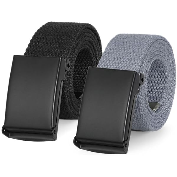 SANSTHS Canvas Long Belt for Women Hip Hop Streetwear Style  display picture 1