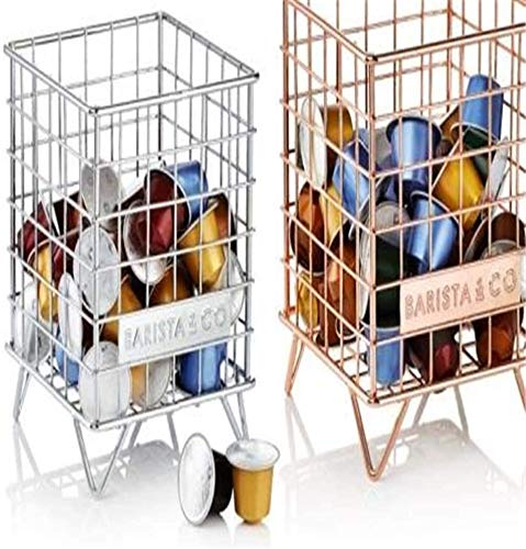 WEHOLY Filtro per caffettiera Macchina per caffè Porta Capsule per caffè Cestello portaoggetti da scrivania in Acciaio… - immagine 4