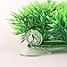 SLSON Aquarium Artificial Grass Lawn Ornament Landscape Plastic Green Plants for Saltwater and Freshwater Fish Tank Decorations with 8 Pcs Suction Cups,9 inch Square