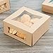 MT Products Brown Cupcake Boxes 9
