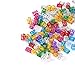 Messen 200 Pieces Dreadlocks Hair Braiding Cuffs Dread Locks Beads Adjustable Aluminum Hair Cuffs Filigree Tube 8mm Braid Accessories Hair Decoration jewelry for braids Multicolor with Storage Box