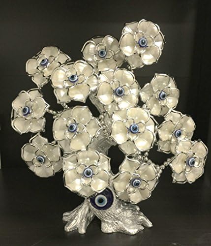 New AbcVariety Turkish Butterfly Tree Decoration for Protection and Brings Good Luck (White)