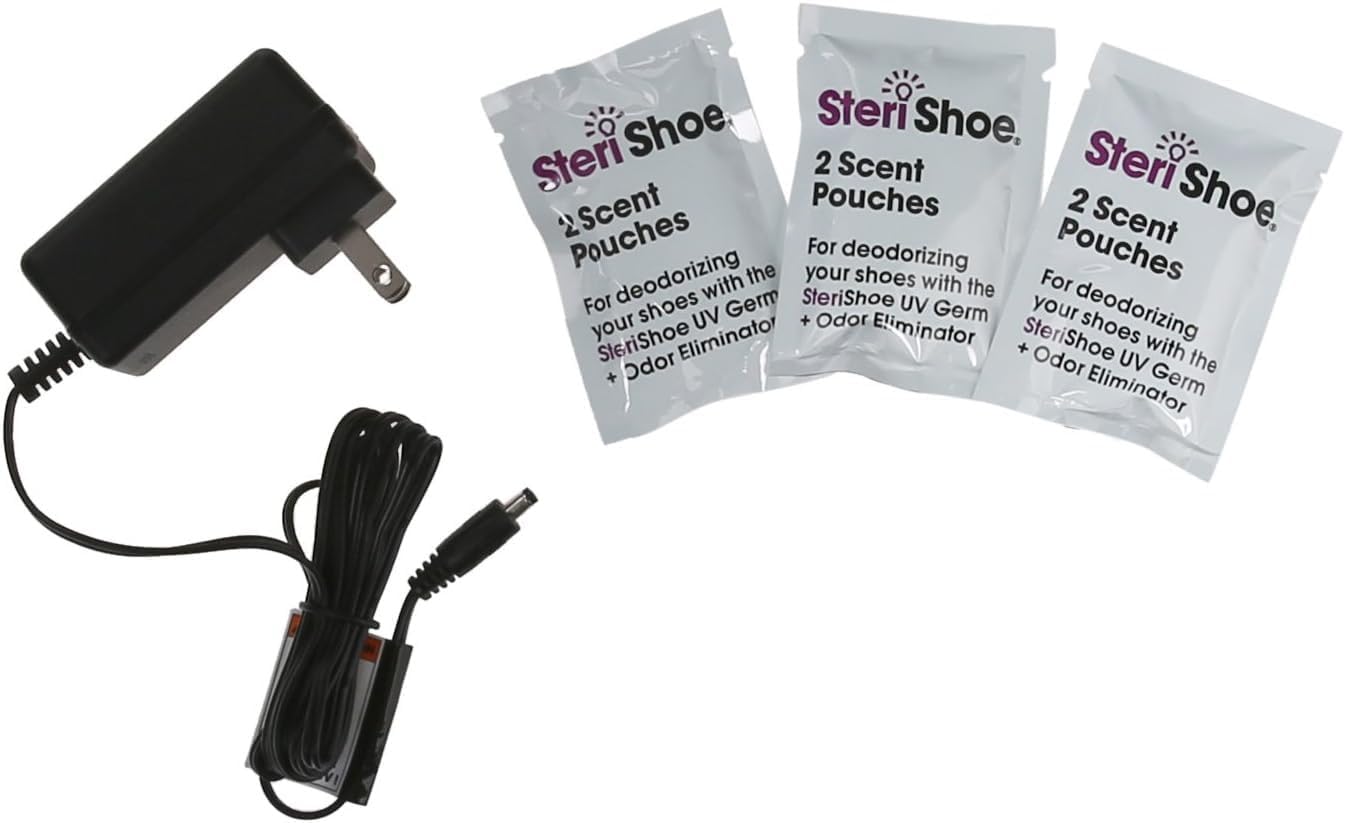 SteriShoe SteriShoe UV Shoe Sanitizer and Deodorizer – Ultraviolet Light Sterilizer for Sneakers, Boots, and Dress Shoes – Kills Odor-Causing Bacteria and Toenail Fungus Germs for Fresh, Clean Feet
