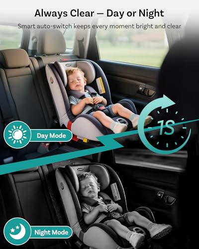 OTTOCAST Baby Car Camera &Wireless CarPlay Adapter,1080P HD Rear Seat Monitor Display on Car Screen,150°Wide Angle No-Glow Night View, Safety for Kids & Infants
