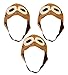 Funny Party Hats Aviator Hats - Amelia Earhart Costume - Pilot Hat - Costume Hats for Adults & Kids - Hat with Goggles - 3 Pk