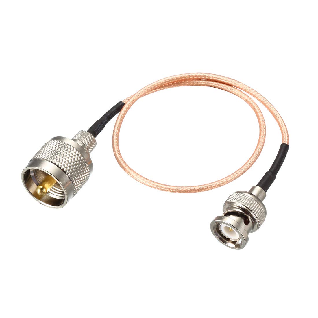 sourcing map UHF () Male to BNC Male Antenna Radio Cable RG316 Coax Cable 1 Feet for Coax Mobile to Base Antenna