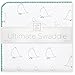 SwaddleDesigns Ultimate Winter Swaddle, X-Large Receiving Blanket, Made in USA, Premium Cotton Flannel, SeaCrystal Mama and Baby Chickies (Mom's Choice Award Winner)