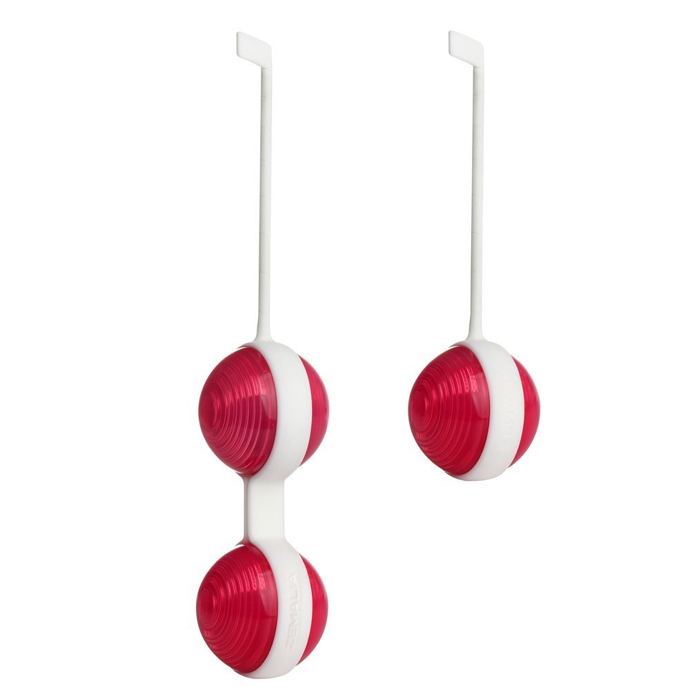 ZEMALIA Z Beads-Ruby boules de geisha silicone controller vaginale kegel exercices - Wine Red - ZESY15010002