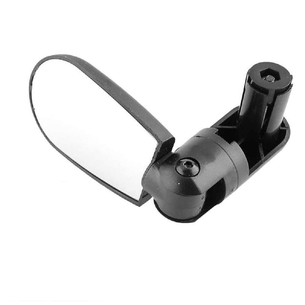 Bike Rearview Mirror Bicycle Handlebar End Rear View Mirror 180 Degree Adjustable Rotatable Handlebar Mounted Cycling Mirror for Mountain Road Bike