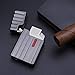 Turkey Torch Cigar Lighter, Dual Jet Flame Butane Refillable Lighter with Cigar Punch for Tobacco Pipe & Cigarette, Cool Pocket Lighters with Push-Button Piezo Ignition Adjustable Flame Insertthumb 4