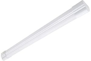 Maxxima 18 inch LED Under Cabinet Light - 900 Lumens Warm White 3000K, Undermount Strip Lighting for Kitchen, Closet, and Bedroom, On/Off Switch, Plug in