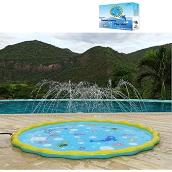Amazon Com Little Lab Creations 67 4 In 1 Inflatable Splash Pad