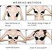 IXIMO Self Adhesive Bra, Strapless Bra Invisible Backless Sticky Bra Reusable Push up Bras for Women by Cup DD (E)