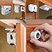 Baby Proof with Invisible Child Safety Locks-Super-Hold Magnetic Cabinet Locks-Easy to Install with 3M Adhesive & Installation Guide-No Drilling-No Damage to Doors or Drawers (4 Locks + 1 Key)