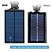 AMIR 2 in 1 Solar Spotlights, Upgraded Solar Garden Lights Outdoor, Waterproof 4 LED Landscape Lighting, Adjustable Solar Wall Lights with Auto On/ Off for Yard Driveway Pathway Pool Tree Patio (Red)