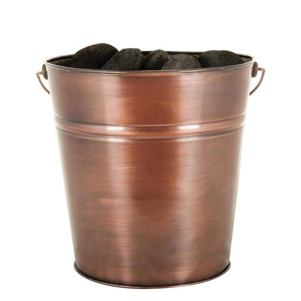 Vintage Style Antique Finish Copper Coal Bucket (17L) Amazon.co.uk