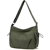 Nylon Tote Bag Hobo Crossbody Shoulder Bag for Women Handbags Large Travel Purses Messenger Bag Casual Work Bag