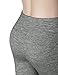 Yogareflex Women's Tummy Control Fitness Workout Running Yoga Shorts (S-3XL) , Grayheather , Medium