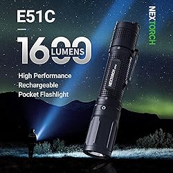 NEXTORCH 1600 Lumens Rechargeable High Lumens