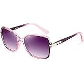 FEISEDY Womens Polarized Sunglasses, Trendy Elegant Colored Frame for Ladies, UV400 Protection B2760