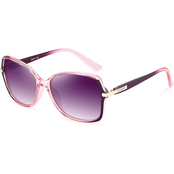 Amazon.com: HEPTICS Oversized Butterfly Sunglasses, Purple  display picture 1