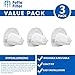 Fette Filter - Hand Vac Filters Compatible with Black + Decker VF110. Compare to Part # VF110, 90558113-01. (Pack of 3)