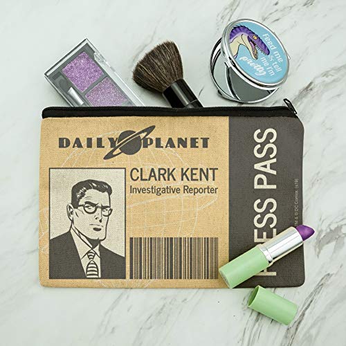 Superman-Clark-Kent-Press-Pass-Makeup-Cosmetic-Bag-Organizer-Pouch