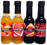 Infused Balsamic Quartetto - Fig, Pomegranate, Grapefruit & Peach (Pack of 4 x 150ml)
