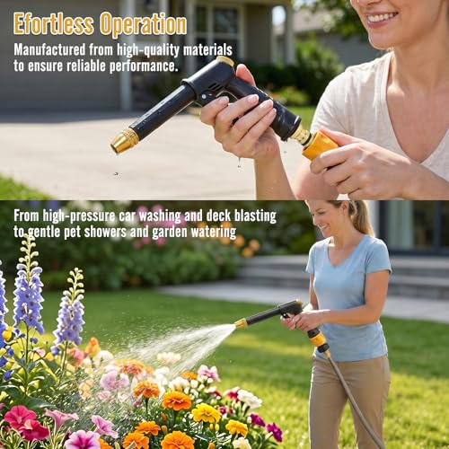 High Pressure Hose Nozzle, Upgraded Pressure Washer Gun with 4 Spray Modes, photo 11