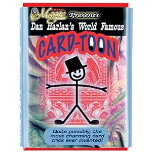 Image of Loftus Card-Toon Animated Moving Man 3.75"x2.75" Trick Card Deck, Red