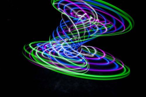 36"- 12 Solid Color LED Hula Hoop - Eco Breeze