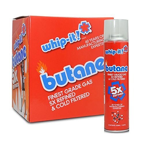 Whipit! (1 Master case) Refined Butane Fuel 96 Cans 5X Butane Pricepulse