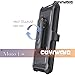 COVRWARE Aegis Series Case Compatible with Moto E4 with Built-in [Screen Protector] Heavy Duty Full-Body Rugged Holster Armor Case [Belt Swivel Clip][Kickstand], Black